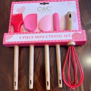 Pink and Red Mini Utensil Set
